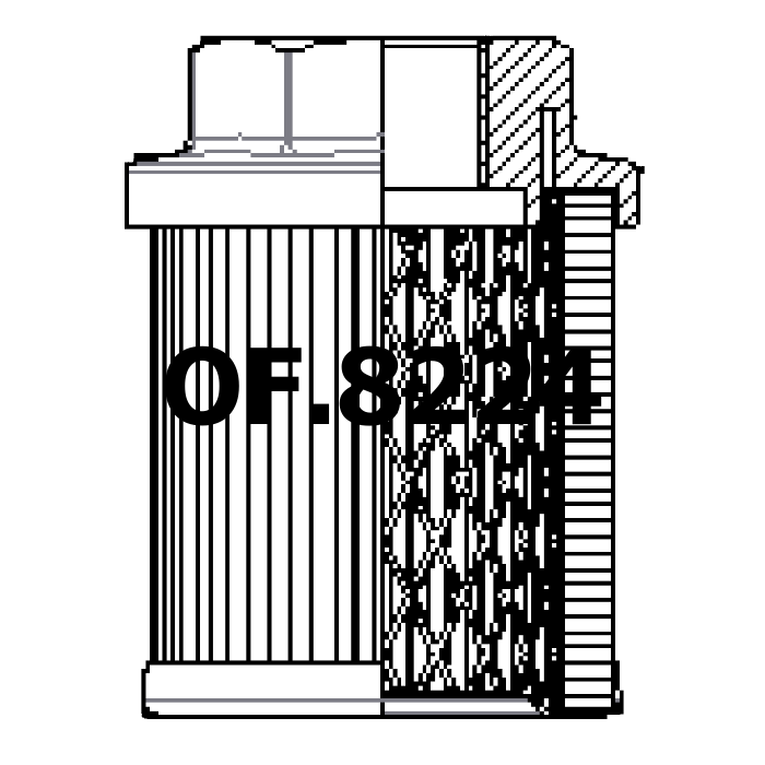 Side of Massey - Ferguson 3515254M1 - Oil Filter