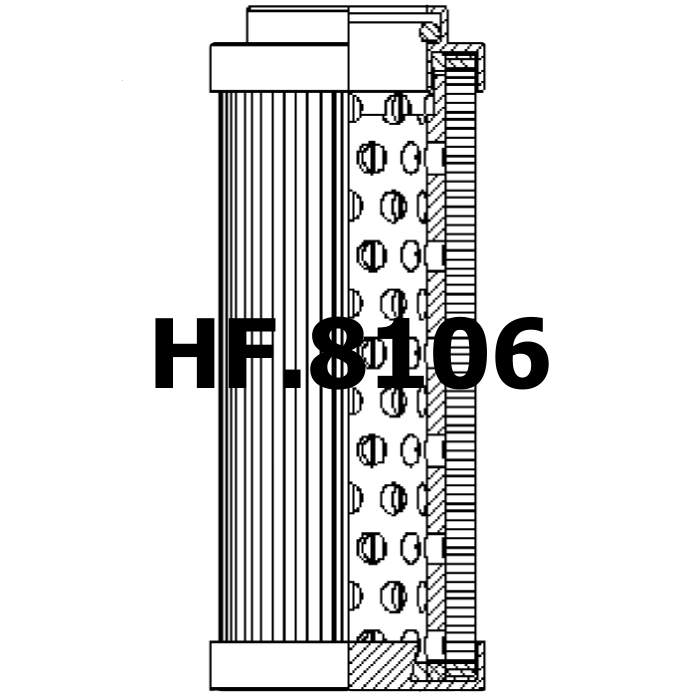 Side of Moog B64565002V - Filtro idraulico