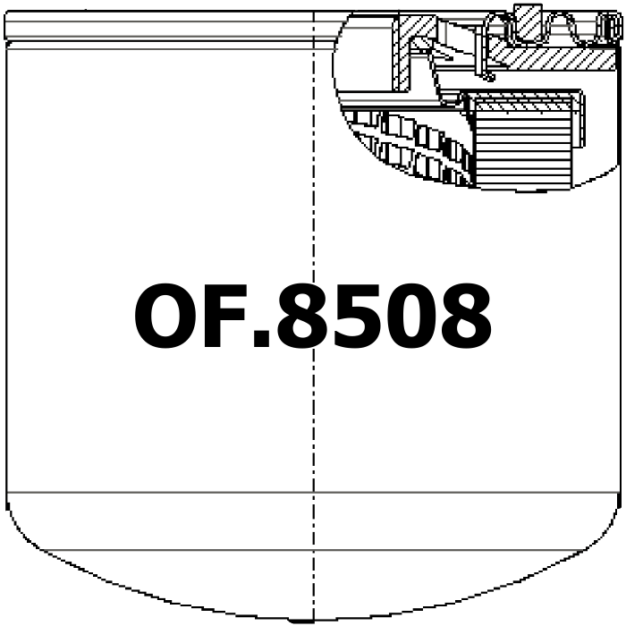 Side of New Holland (CNH) SBA340500900 - Oil Filter