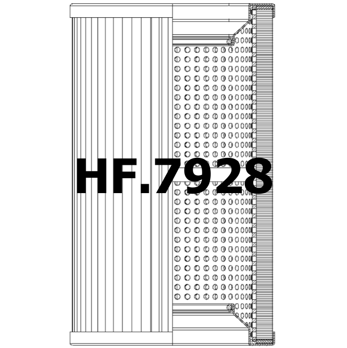 Side of Nuovo Pignone RCO369527500 - Hydraulic Filter