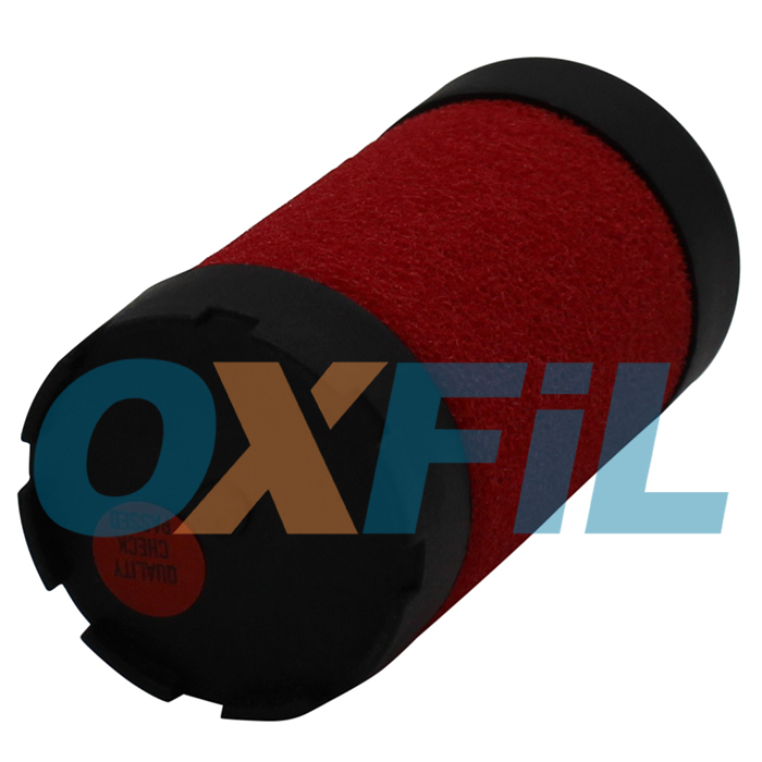 Bottom of Omega Air ODH 009 AA/S - Filtre en ligne