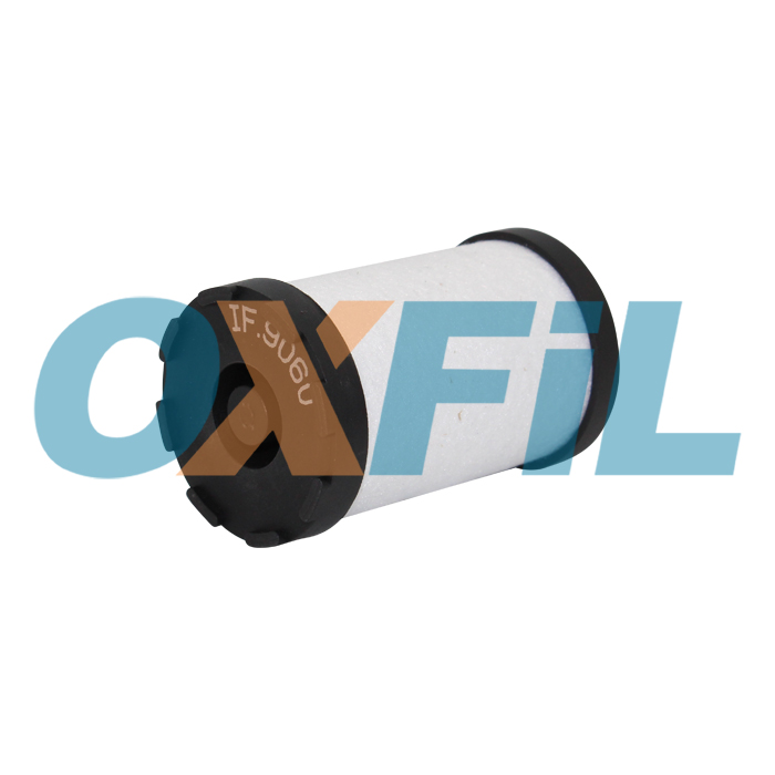 Bottom of Omega Air ODH 017 AO/XM - Filtre en ligne