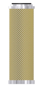 Side of Omega Air OWA E831 MV/XM-VAC Al - In-line Filter