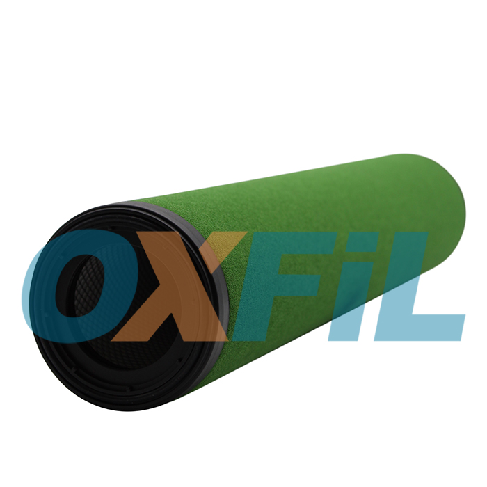 Bottom of Omega Air OZA 3050 Z/R - In-line Filter