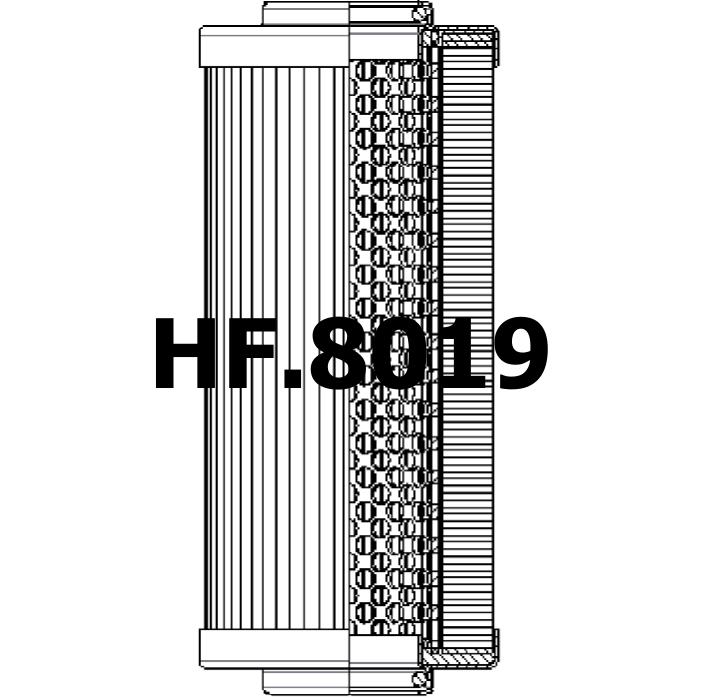 Side of Pall HC8700FKP8Z - Hydraulic Filter