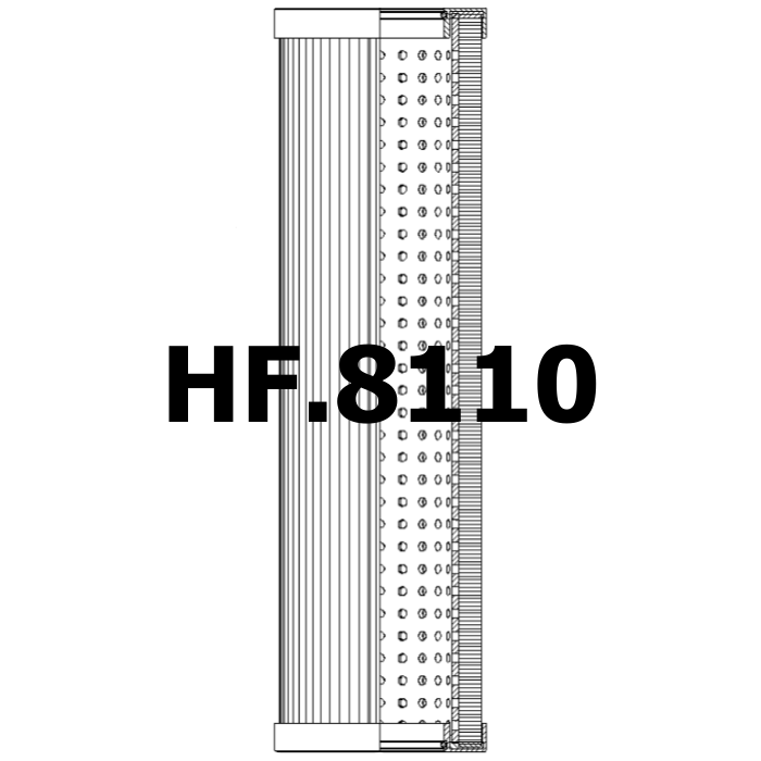 Side of Pall HC9400FKN8Z - Hydraulic Filter