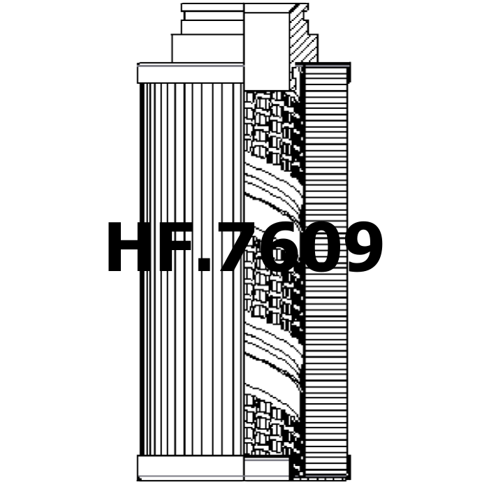 Side of Parker Parfit 922628 - Hydraulic Filter