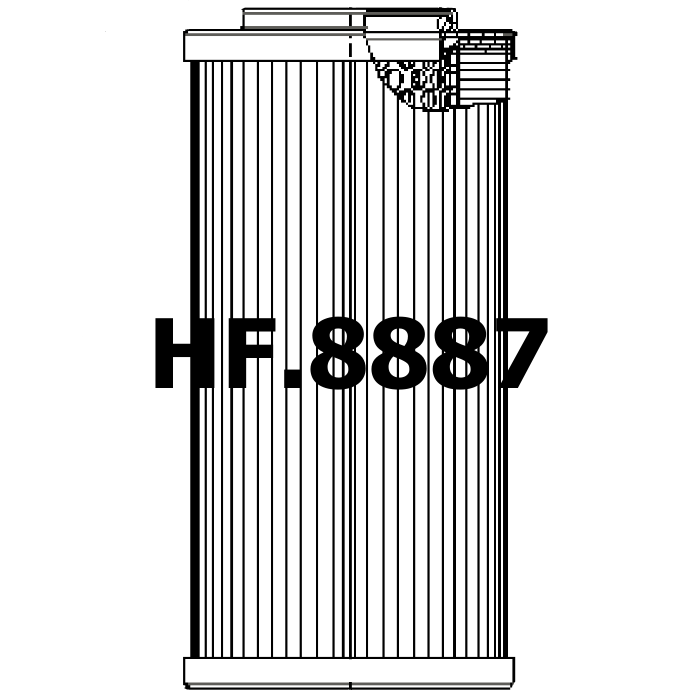 Side of Parker Parfit 937070Q - Hydraulic Filter