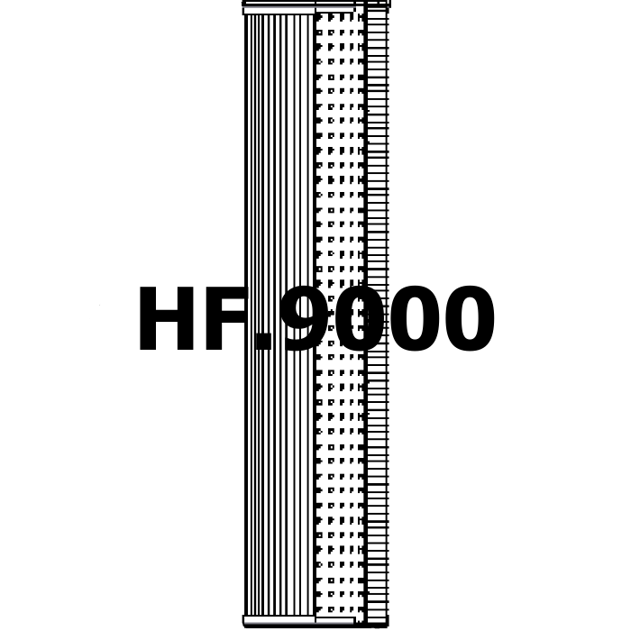 Side of Parker Parfit 943816Q - Hydraulic Filter