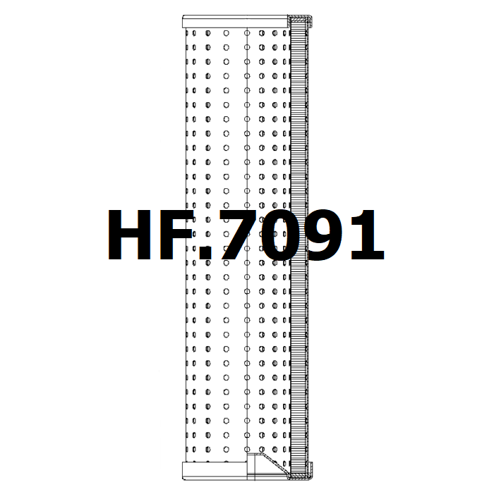 Side of Parker Parfit FC1260Q020XS - Hydraulic Filter