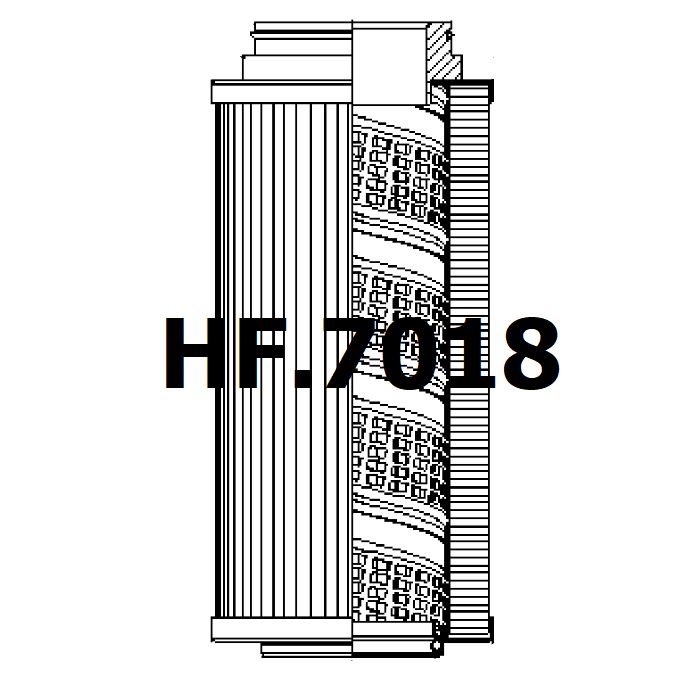 Side of Parker Parfit FTBE2B10Q - Hydraulikfilter