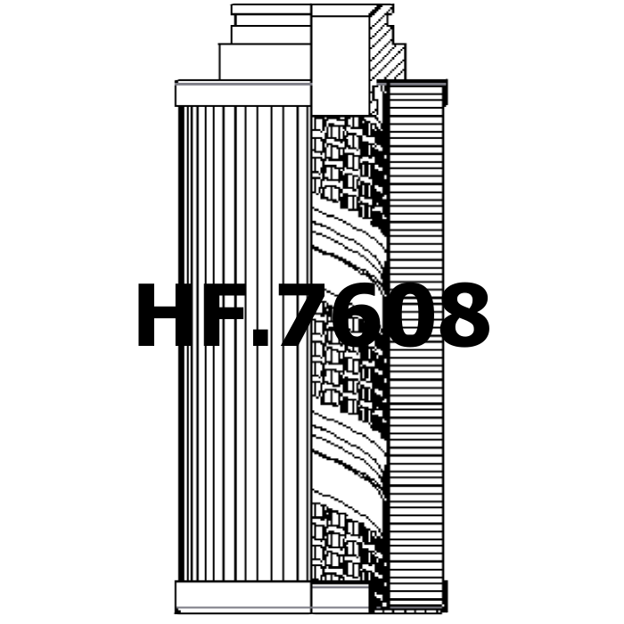 Side of Parker Parfit G01279 - Hydraulic Filter
