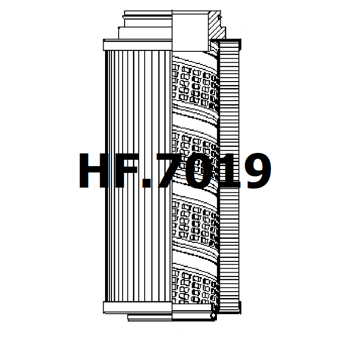 Side of Parker Parfit GO2014 - Hydraulic Filter