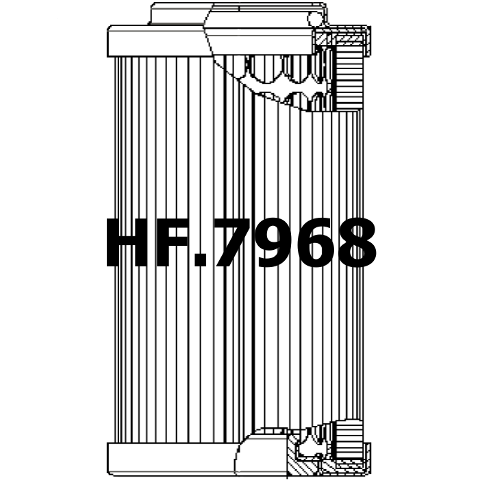 Side of Parker Parfit GO2989 - Hydraulic Filter