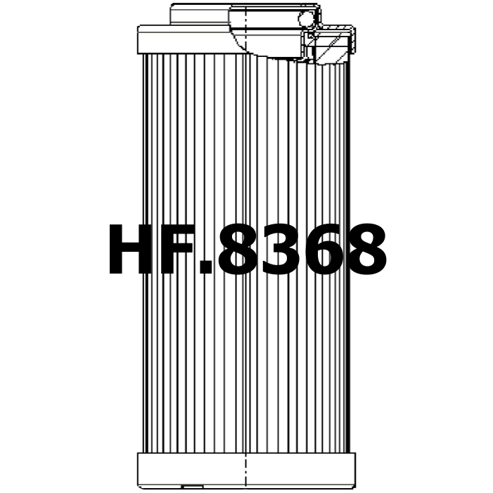 Side of Parker Parfit GO4142 - Hydraulic Filter