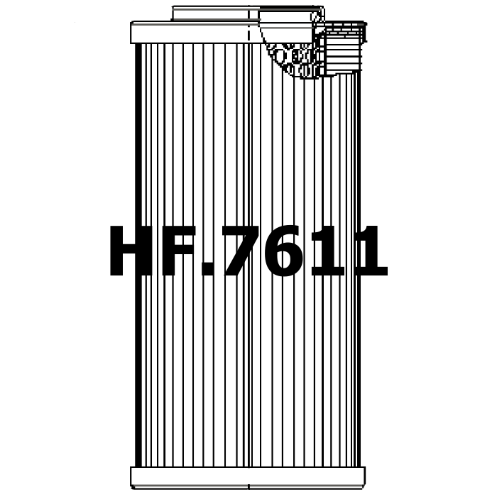 Side of Parker Parfit GO4403 - Hydraulic Filter