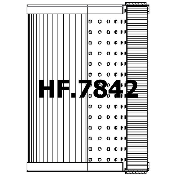 Side of Parker Parfit PR2938 - Hydraulic Filter
