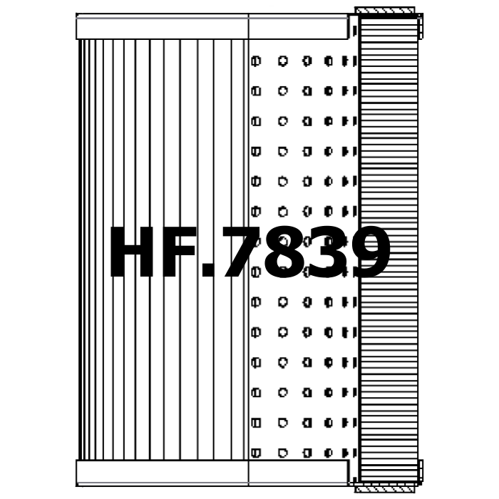 Side of Parker Parfit PR2941 - Hydraulic Filter