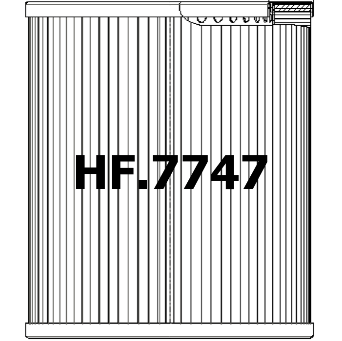 Side of Parker Parfit PR2953 - Hydraulic Filter