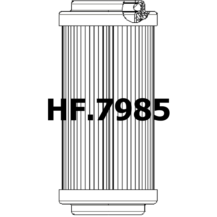 Side of Parker Parfit PR2978 - Hydraulic Filter