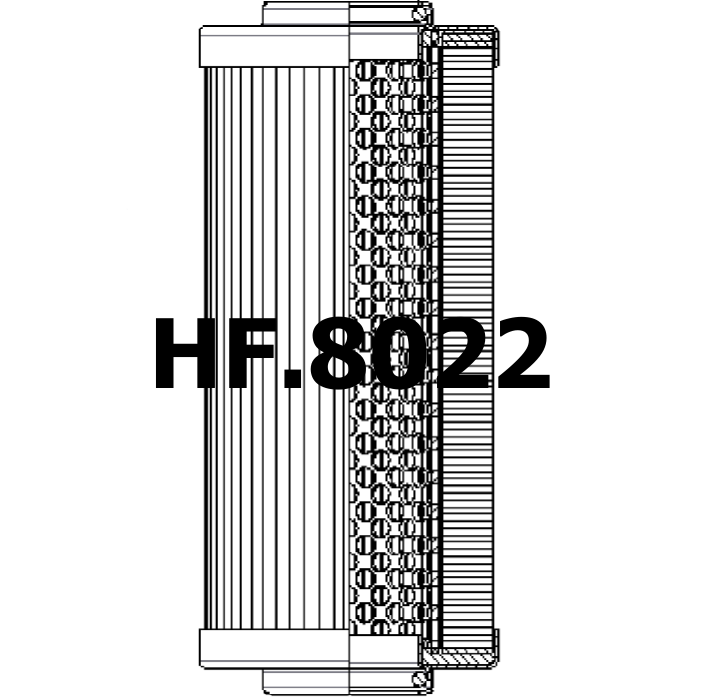 Side of Parker Parfit PR4459 - Hydraulic Filter
