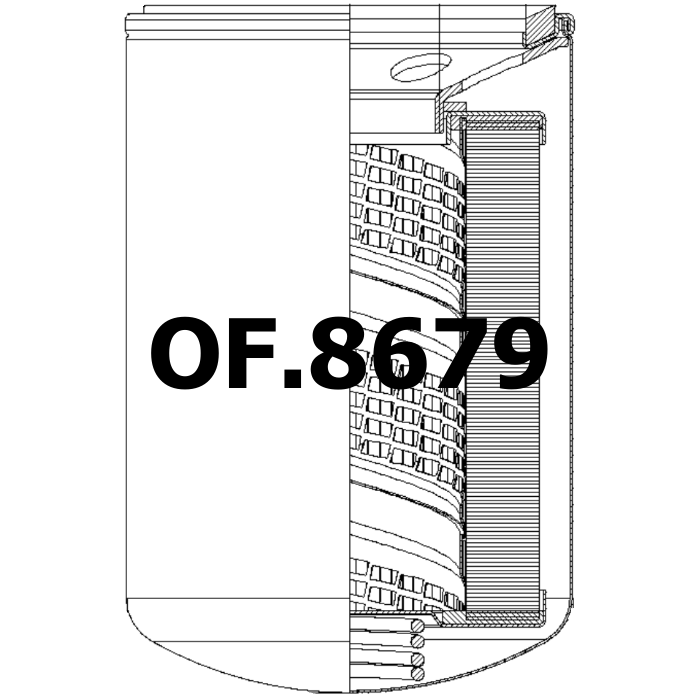 Side of Purolator 9327077 - Oil Filter