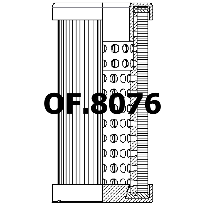 Side of PUTZMEISTER 273827007 - Oil Filter
