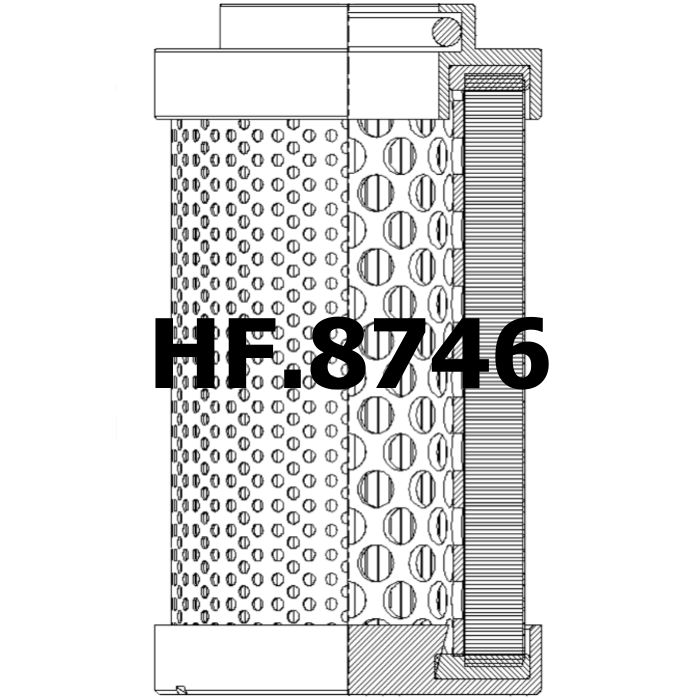 Side of Rexroth ABZFEH0080101XVA - Hydraulic Filter