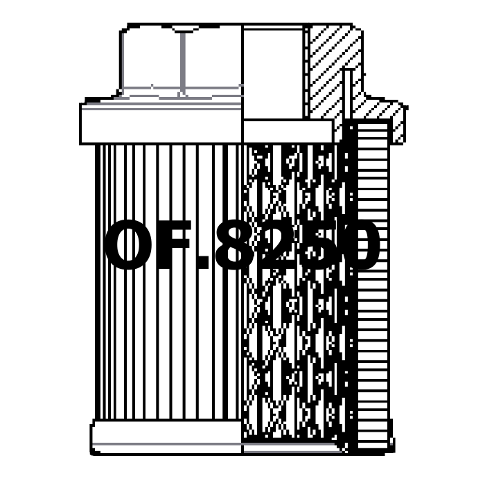 Side of Sennebogen 00418051 - Oil Filter
