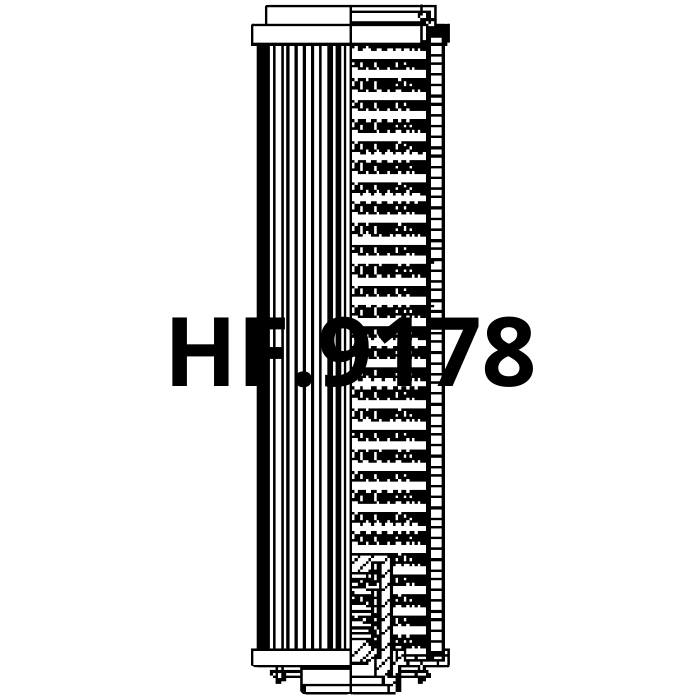 Side of SF Filter HY 13235 - Filtro Hidráulico