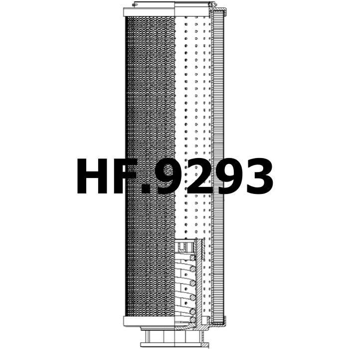 Side of SF Filter HY 13429 - Filtros Hidraulicos