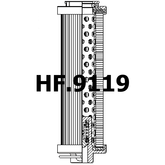 Side of SF Filter HY 13861 - Hydraulic Filter