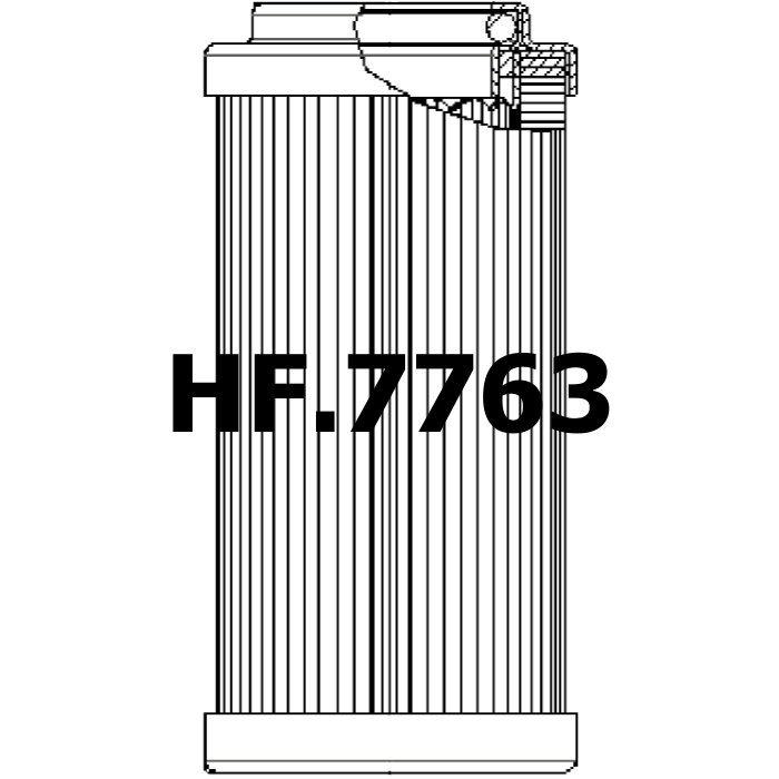 Side of SF Filter HY 15258 - Hydraulic Filter