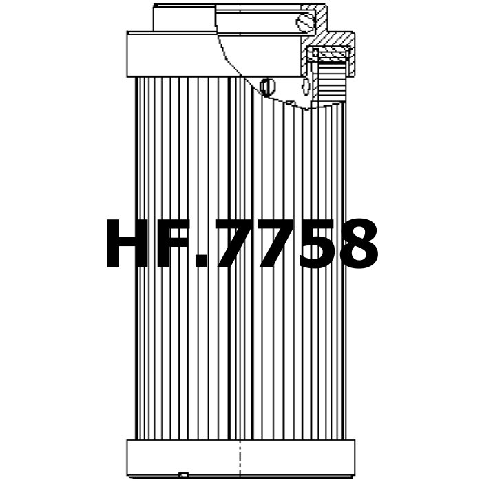 Side of SF Filter HY 15274 - Hydraulikfilter