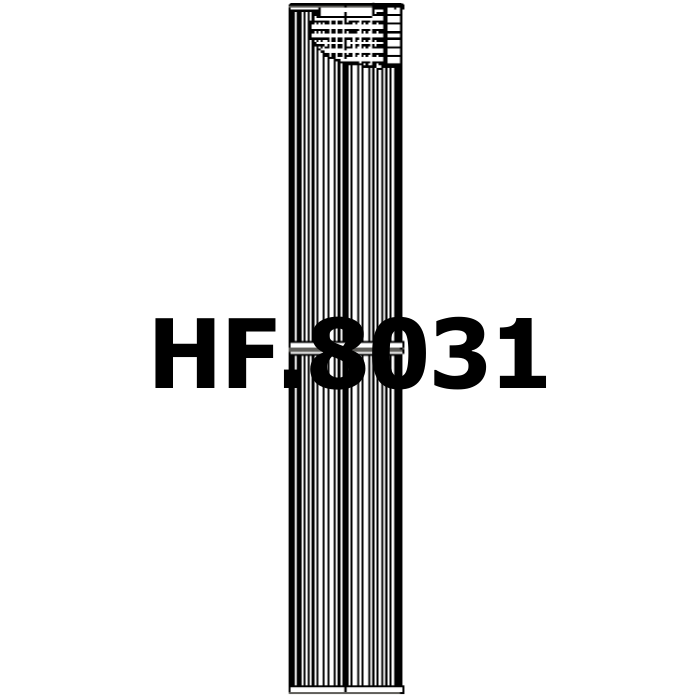 Side of SF Filter HY 15536 - Hydraulic Filter