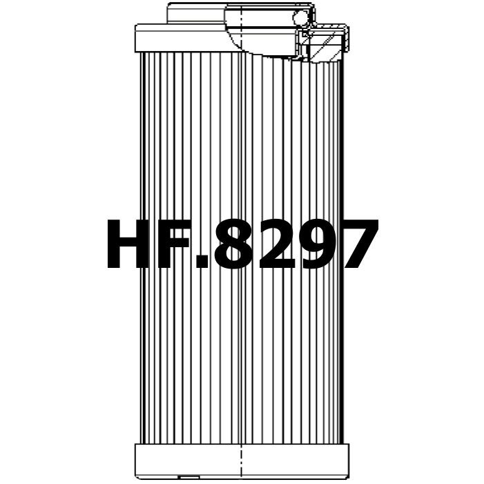 Side of SF Filter HY 15682-V - Hydraulic Filter