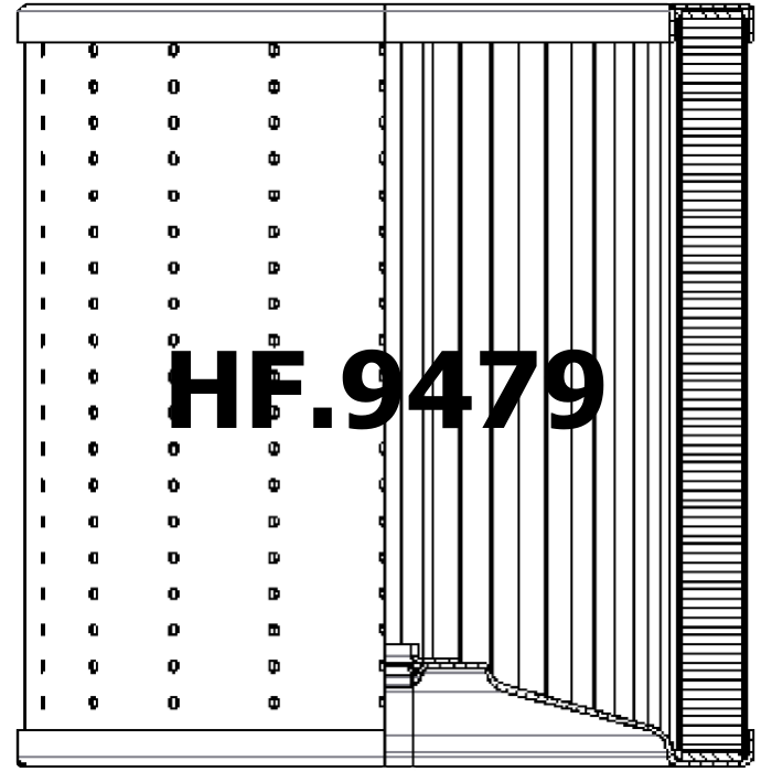 Side of SF Filter HY 24151 - Hydraulic Filter