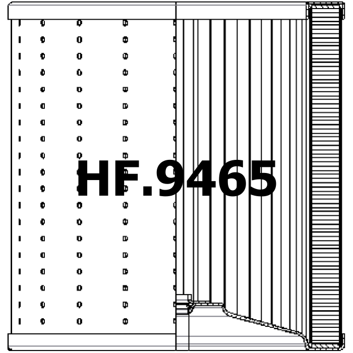 Side of SF Filter HY 2818 - Filtros Hidraulicos