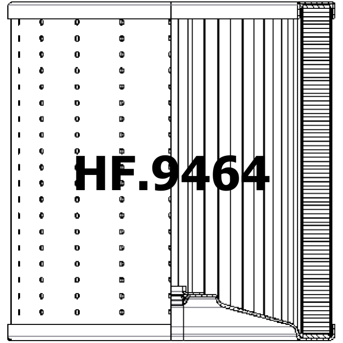 Side of SF Filter HY 2961 - Hydraulikfilter