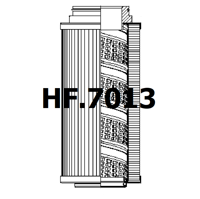 Side of SF Filter HY 9204 - Hydraulic Filter