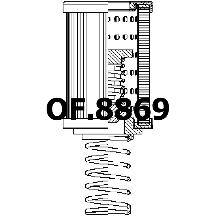 Side of Sofima (UFI) 52808 - Oil Filter