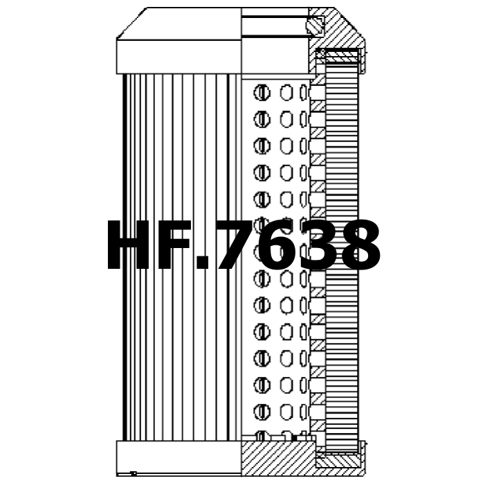 Side of Sofima (UFI) CH3201FT21 - Hydraulic Filter