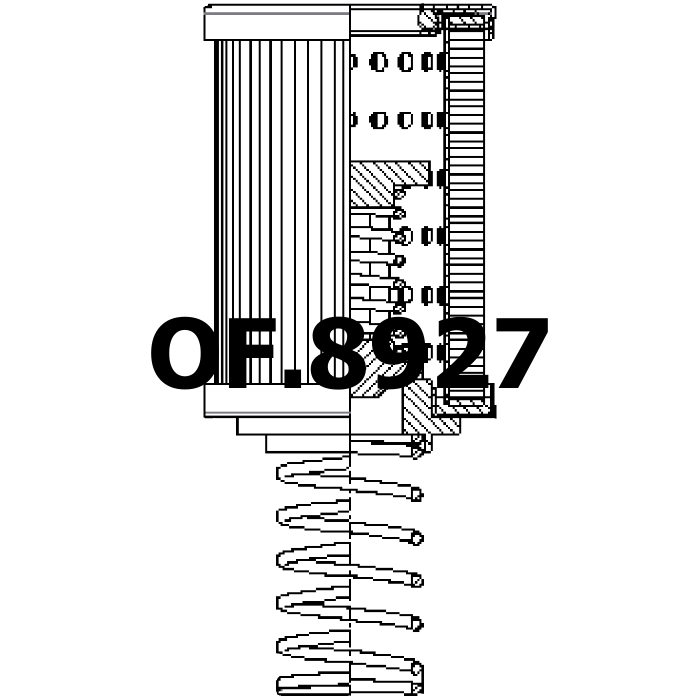 Side of Sofima (UFI) CRE58FV1 - Oil Filter