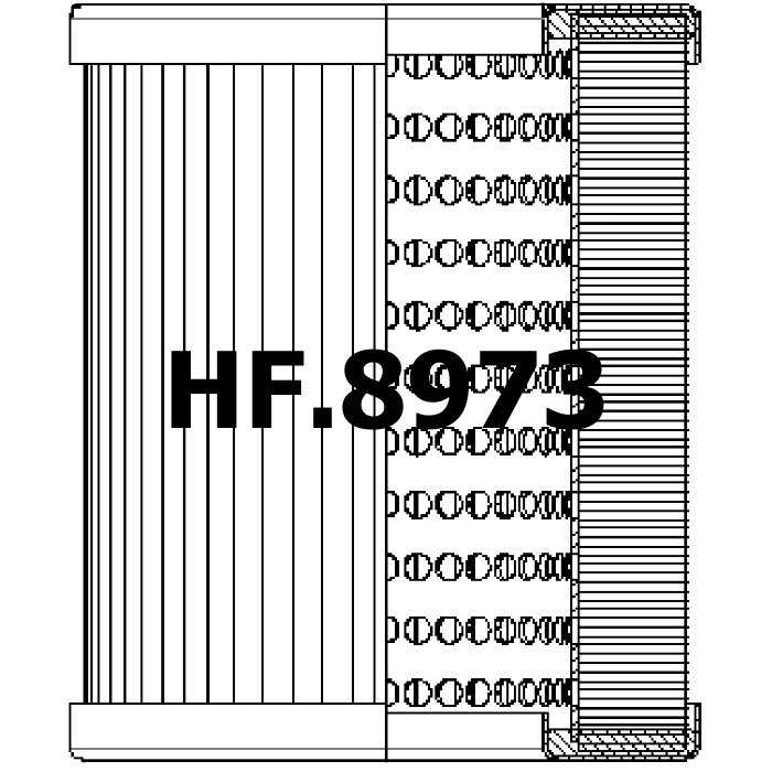 Side of Sofima (UFI) CRH015MN1 - Hydraulic Filter