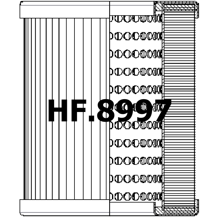 Side of Sofima (UFI) CRH070CD1 - Filtro idraulico