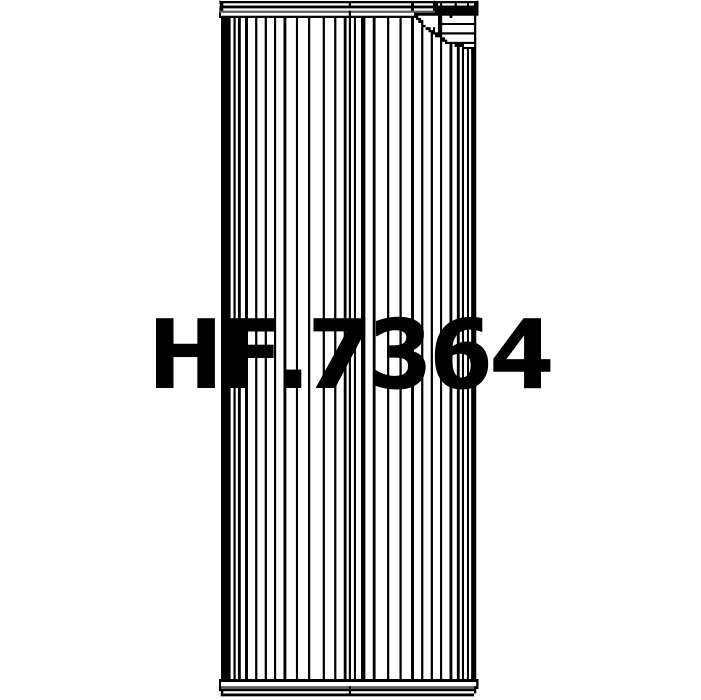 Side of Sofima (UFI) DF03FD21 - Hydraulic Filter