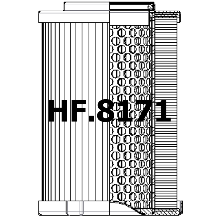 Side of Sofima (UFI) EPB34NFD - Hydraulic Filter