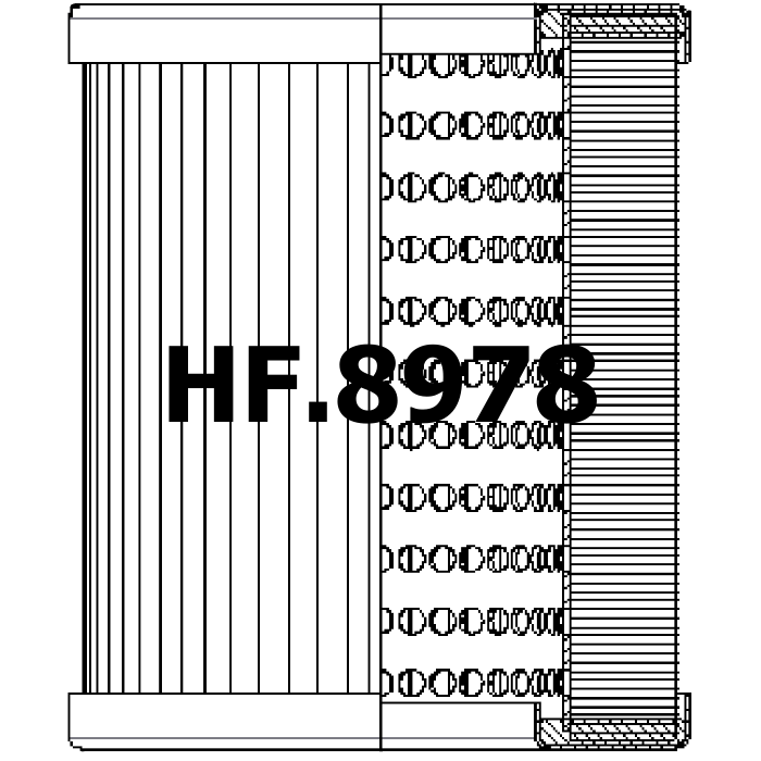 Side of Sofima (UFI) ERD31NMG - Hydraulic Filter