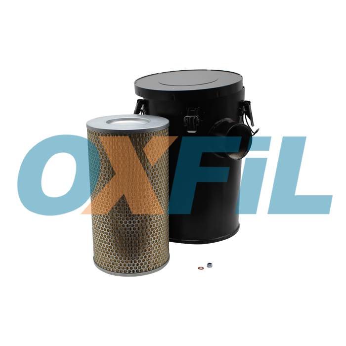 Bottom of Solberg CSL-238-301C - Vacuum Filter Housing