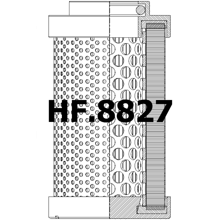 Side of ST Separat Tech H280D10H - Hydraulic Filter